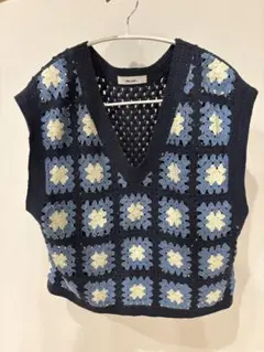 niko and ...クロシェ風ベスト