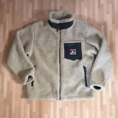 【値下げ】BEN DAVIS ボアジャケット フリースジャケット　ベージュ　L