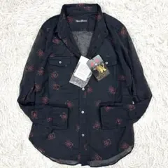 ☆新品タグ付き☆ヒステリックグラマー　ベアプリント　ブラウス　薄手　ブラック