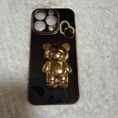 iPhoneケース iPhone15Pro スマホケース クマ 新品未使用