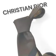 CHRISTIAN DIOR シルクネクタイ ブラウン