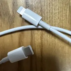 Lightning to USB-Cケーブル ホワイト１m