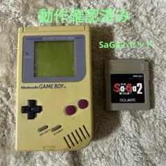 初代ゲームボーイ　本体　SaGa2 セット　動作確認済み