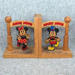 ディズニー ミッキーマウス 収納椅子 ベンチチェア 木箱 小物入れ 昭和