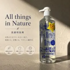 All things in Nature 洗濯用洗剤 500mL 新品未開封のサムネイル