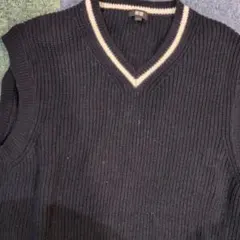 ネイビー Vネック ベスト