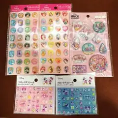 ディズニープリンセス・アリス・ミッキーシールセット