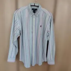 Ralph Lauren ストライプ 長袖シャツ L