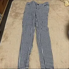 rienda ハウンドトゥース柄 スキニーパンツ S