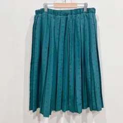 訳あり★URBAN RESEARCH 【M】プリーツスカート ひざ下丈 緑