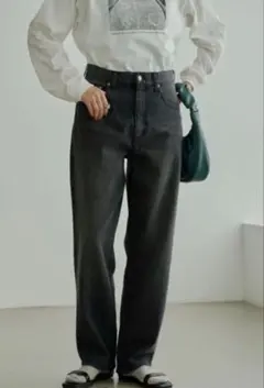 【coen】ストレートデニムパンツ