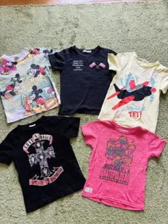 キッズ　MPS H ＆M他Tシャツセット　5枚　120㎝のサムネイル