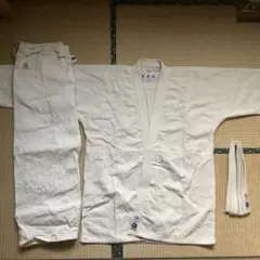 합기도 의상 3종 세트 5호 180-190cm 히가시야마도 도시모노 언블리치드