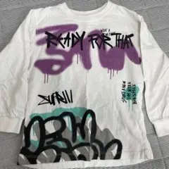 ZARA ザラ　キッズ　男の子　ロンt 120 白　ホワイト