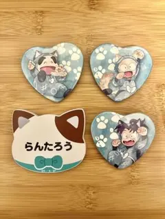 忍たま乱太郎　ナンジャコラボ1弾　缶バッジ　乱きりしんセット