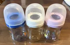 pigeon プラスチック哺乳瓶 3本セット