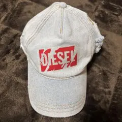 DIESEL デニムキャップ ロゴ入り