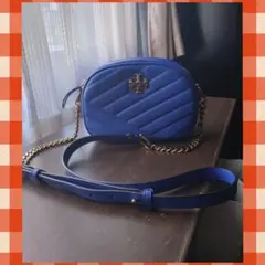 トリーバーチ　ショルダーバック　ブルー