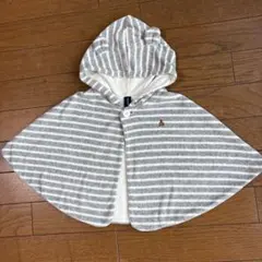 【美品】GAP ベビーポンチョ　アウター　タオル地　フリーサイズ