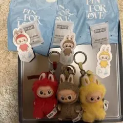 完全正規品　ポップマート ラブブ イニシャル X & P アンド