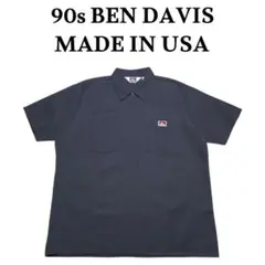 USA製 90s BEN DAVIS ハーフジップ ワークシャツ ベンデイビスのサムネイル
