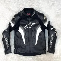 Alpinestarsレザージャケットパンツセット 52別売バックプロテクター付 Alpinestarsレザージャケットパンツセット 52別売バックプロテクター付