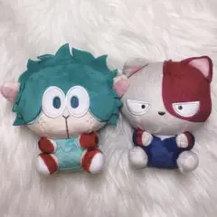 僕のヒーローアカデミア アニマルぬいぐるみ デクシープ＆ショートキャット 2種