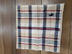 【新品】RALPH LAUREN ベージュチェックハンカチ