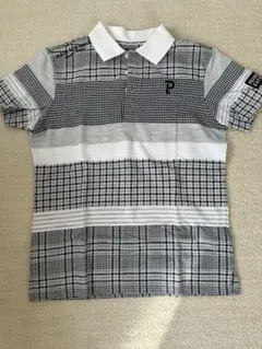 PEARLY GATES チェック柄ポロシャツ M