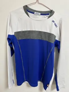 YONEX 長袖 テニスウェア 青白灰