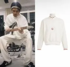 adidas ハーフジップスウェット　XLサイズ　常田大希着用 adidas ハーフジップ 常田大希着用 - メルカリ