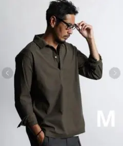 GARMENT-DYE 製品染め ニュアンスカラー スキッパーシャツのサムネイル