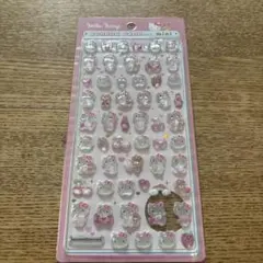 サンリオ　キティ　ピンク　ボンボンドロップシール　mini