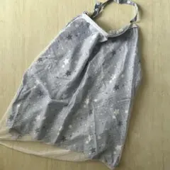 授乳ケープ 星柄 ブルー系 ベビーカー　虫除け