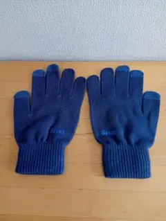 美品 スマホ手袋　ニットグローブ 青 　KIRIN FIRE　高性能手袋