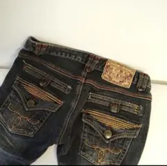 Y2K ギミック グランジ お兄系 ブラックデニムパンツ