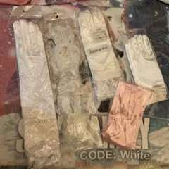 ウェディンググローブ セット 白