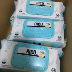 【新品未使用】コストコおしり拭き　RICO Baby Wipes 100枚×3個のサムネイル