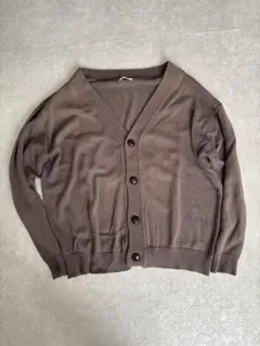 epnok ダークグレー Vネック カーディガン