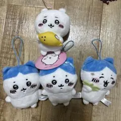 ちいかわ　ハチワレがいっぱいマスコット　全3種　コンプリート