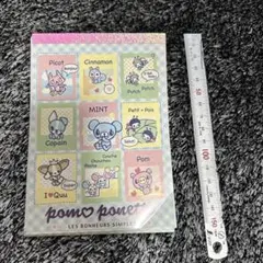平成レトロ　当時物　レア　pom ponette ポンポネット　メモ帳 文房具のサムネイル