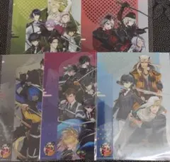 刀剣乱舞キャラクタークリアファイルセット 5枚