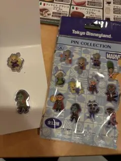 即日発送　東京ディズニーランド マーベル ピンバッジ 2個セット