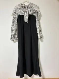 ボウタイドッキングワンピース Mサイズ