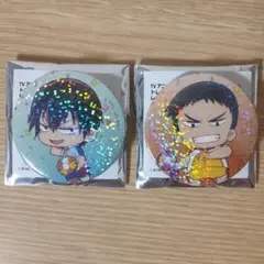 弱虫ペダル 荒北靖友 田所迅 缶バッジ2個セット