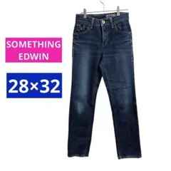 SOMETHING EDWIN デニムパンツ スキニー ストレート　28X32