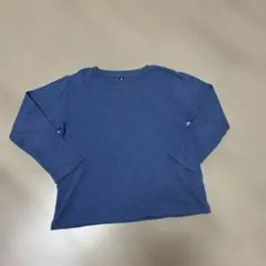UNIQLO 長袖カットソー 120サイズ 青 長袖Tシャツ ロンTのサムネイル