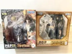 ワンピースPOP シャンクス　ベックマン　フィギュアセットのサムネイル