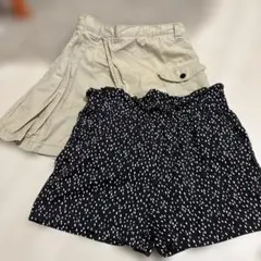 used H&M ベージュ スカート ショートパンツ 120くらい
