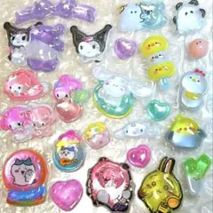 【大量✨】ボンボンドロップシール　立体シール　おすそわけ　サンリオ　ちいかわ　1